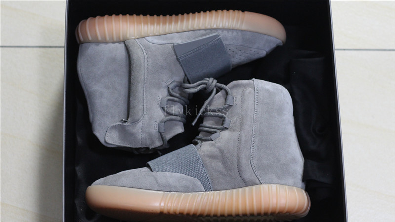 2016 Adidas yeezy boost 750 grey gum glow in the dark